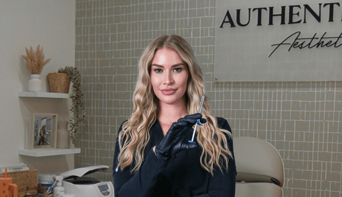 Aesthetic Nurse Carly in her suite